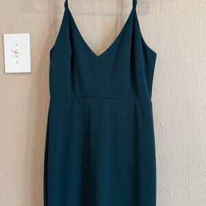 Lulus Infinite Glory Forest Green Maxi Dress